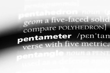 mısralarda Word'de bir sözlük. mısralarda kavramı.