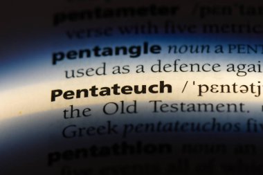 bir sözlüğü'ndeki öğretisinde sözcüğü. Tevrat kavramı.