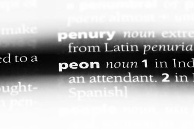 Zavallı Word'de bir sözlük. Zavallı kavramı.