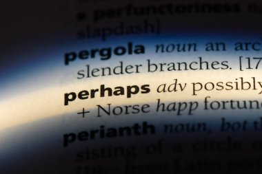 Belki de tek kelimeyle bir sözlük. Belki de kavramı.