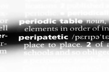 gezginci tek kelimeyle bir sözlük. gezginci kavramı.