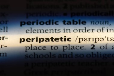 gezginci tek kelimeyle bir sözlük. gezginci kavramı.