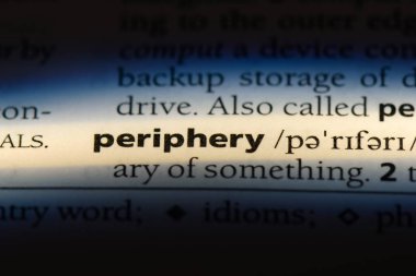 çevre Word'de bir sözlük. çevre kavramı.