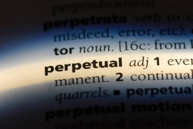 sürekli tek kelimeyle bir sözlük. sürekli kavramı.