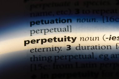 ebediyen Word'de bir sözlük. ebediyen kavramı.