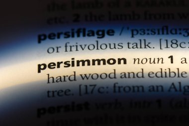 Trabzon hurması Word'de bir sözlük. Trabzon hurması kavramı.