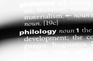 Filoloji Word'de bir sözlük. Filoloji kavramı.