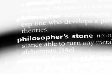 filozof s taş tek kelimeyle bir sözlük. filozof s taş kavramı.