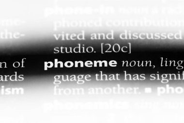 sesbirim Word'de bir sözlük. sesbirim kavramı.