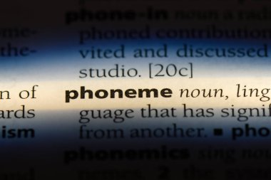 sesbirim Word'de bir sözlük. sesbirim kavramı.