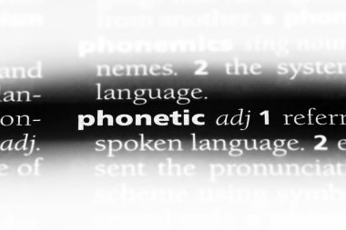 Fonetik sözcük sözlüğe. Fonetik kavramı.