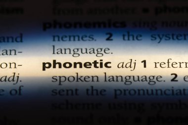 Fonetik sözcük sözlüğe. Fonetik kavramı.