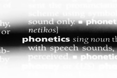 Fonetik sözcük sözlüğe. Ses bilgisi kavramı.