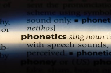 Fonetik sözcük sözlüğe. Ses bilgisi kavramı.