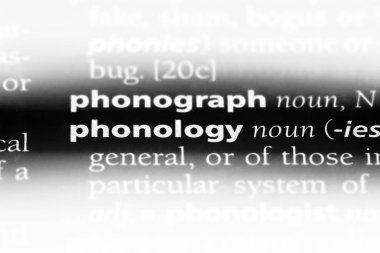 Ses bilimi Word'de bir sözlük. Ses bilimi kavramı.