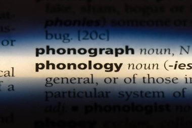 Ses bilimi Word'de bir sözlük. Ses bilimi kavramı.