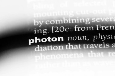 Foton Word'de bir sözlük. Foton kavramı.