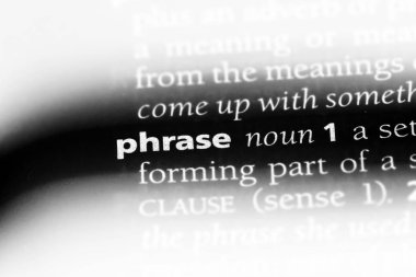 sözlüğe tümcecik kelime. Öbek kavramı.