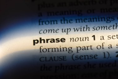 sözlüğe tümcecik kelime. Öbek kavramı.