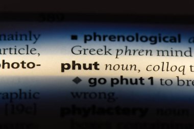 bir sözlüğü'ndeki Phut sözcüğü. Phut kavramı.