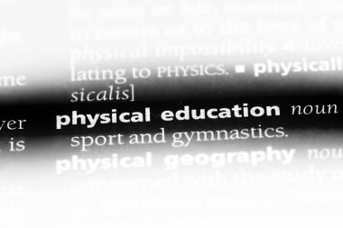 beden eğitimi Word'de bir sözlük. beden eğitimi kavramı.