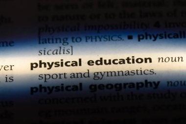 beden eğitimi Word'de bir sözlük. beden eğitimi kavramı.