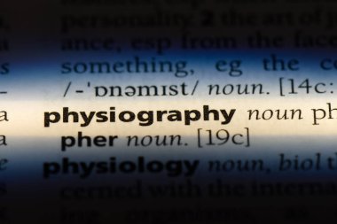 physiography sözcük sözlüğe. physiography kavramı.