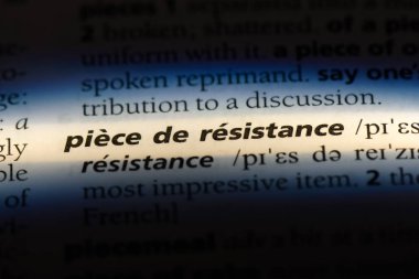 parça de direnç Word'de bir sözlük. parça de direnç kavramı.