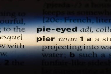 İskele Word'de bir sözlük. İskele kavramı.