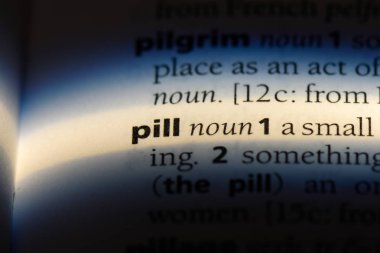 hap Word'de bir sözlük. hap kavramı.