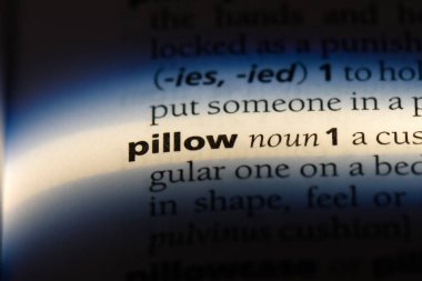 yastık Word'de bir sözlük. yastık kavramı.