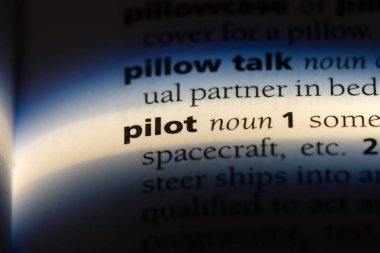 Pilot tek kelimeyle bir sözlük. Pilot kavramı.