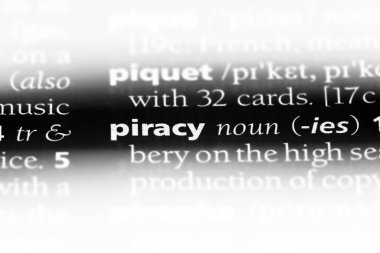 korsanlık Word'de bir sözlük. korsan kavramı.