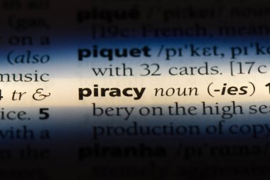 korsanlık Word'de bir sözlük. korsan kavramı.