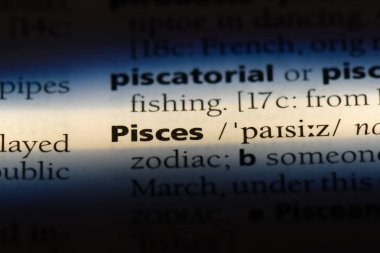 bir sözlüğü'ndeki balık sözcüğü. Balık kavramı.