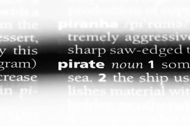 korsan Word'de bir sözlük. korsan kavramı.