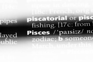 bir sözlüğü'ndeki balık sözcüğü. Balık kavramı.