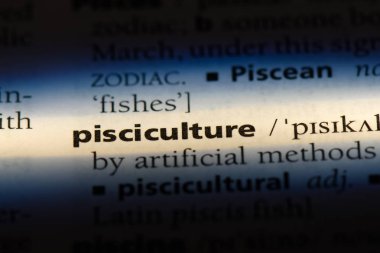 Pisciculture sözcük sözlüğe. Pisciculture kavramı.