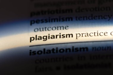 intihal Word'de bir sözlük. intihal kavramı.