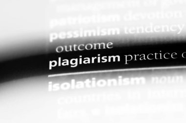 intihal Word'de bir sözlük. intihal kavramı.