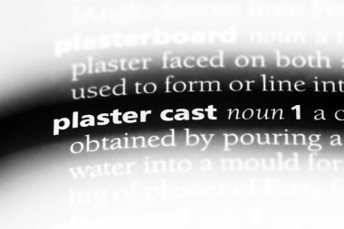 Alçı Word'de bir sözlük. Alçı kavramı.