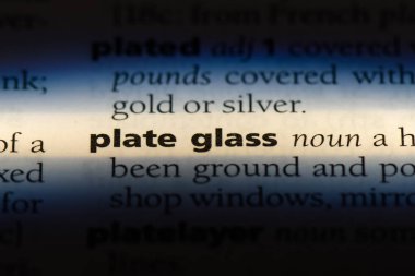 cam levha Word'de bir sözlük. cam levha kavramı.