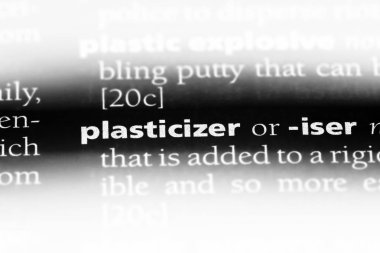 bir sözlüğü'ndeki plastifiyan sözcüğü. plastifiyan kavramı.