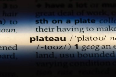 bir sözlüğü'ndeki yayla sözcüğü. yayla kavramı.