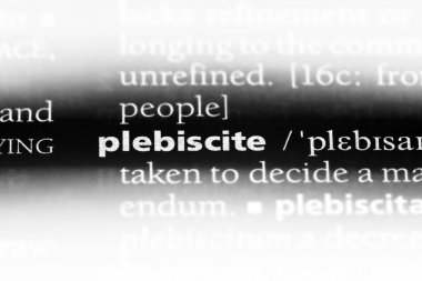 halk oylaması Word'de bir sözlük. halk oylaması kavramı.