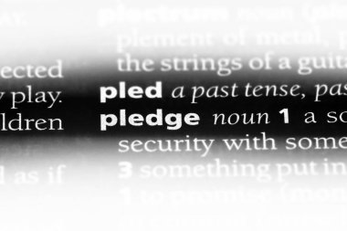 bir sözlüğü'ndeki sözcüğü rehin. rehin kavramı.