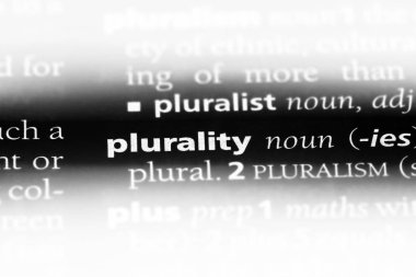 çoğulculuk Word'de bir sözlük. çoğulculuk kavramı.