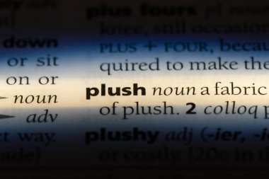 peluş tek kelimeyle bir sözlük. peluş kavramı.