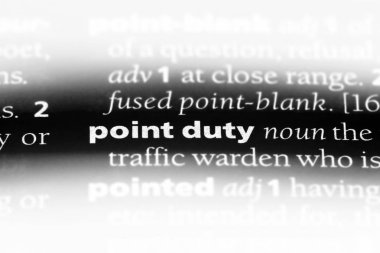 noktası görev Word'de bir sözlük. noktası görev kavramı.