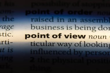 bakış açısı Word'de bir sözlük. bakış açısı kavramı.